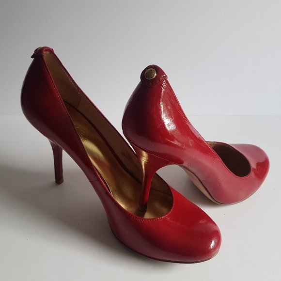 Michael Kors Red High Heel Pump Shoes Size 8M Women